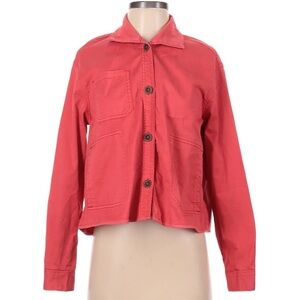 Chino by Anthropologie Coral Shirt Jacket Shacket XS